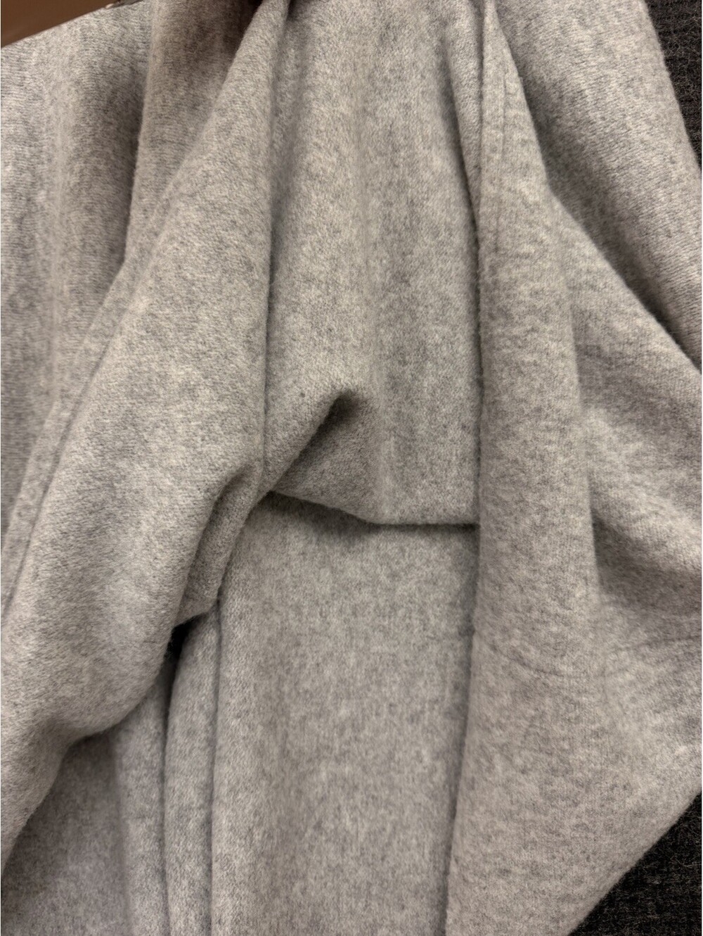 Uniqlo Wool Blend A-Line Skirt Sz XS Grey Elasticized Waist - Picture 5 of 5